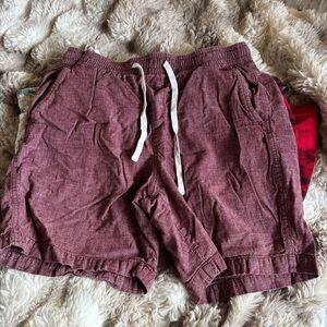 Old Navy Men's Drawstring Athletic Shorts - Maroon